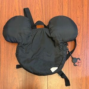 Zara Black Mickey Mouse Backpack